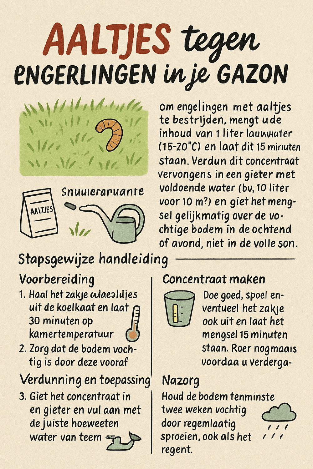 Engerlingen bestrijden oma weet raadt - Engerlingen-handleiding