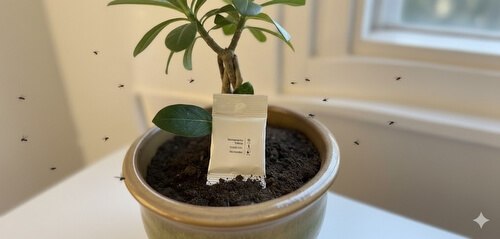 Vliegjes bij planten verwijderen - rowuvliegjes